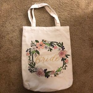 NWOT Bride tote